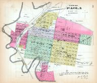 Paola City, Kansas State Atlas 1887